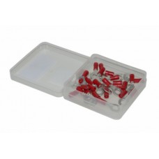 kabelstekker oog 6mm rood 25pcs kabelstekker oog 6mm rood 25pcs