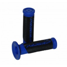 handvatset progrip 22/24mm zwart/blauw bromfiets, scooter 732 handvatset progrip 22/24mm zwart/blauw bromfiets, scooter 732