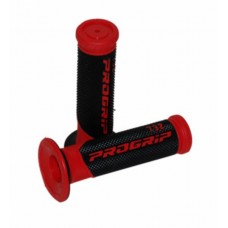 handvatset progrip (made in Italy) zwart/rood bromfiets, scooter 732 handvatset progrip (made in Italy) zwart/rood bromfiets, scooter 732