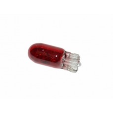 lamp 12V trifa 5W insteek t10 wedge rood 1pcs