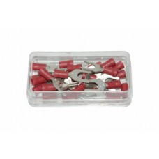 kabelstekker vork m6 rood 25pcs kabelstekker vork m6 rood 25pcs
