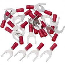 kabelstekker vork m8 rood 25pcs kabelstekker vork m8 rood 25pcs