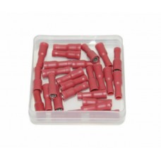 kabelstekker rond vrouw 4mm rood 25pcs kabelstekker rond vrouw 4mm rood 25pcs