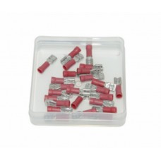 kabelstekker plat vrouw rood 4.8mm 25pcs kabelstekker plat vrouw rood 4.8mm 25pcs