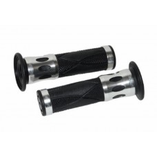 handvatset progrip racing zwart alu bromfiets, scooter 728 handvatset progrip racing zwart alu bromfiets, scooter 728