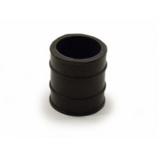 rubber uitlaat nademper kort 30mm zwart
