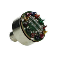lamp 12V DMP led dubbele flits ba15 multi-color 1pcs=op=op