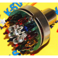 lamp 12V DMP led ba15 multi-color 1pcs=op=op