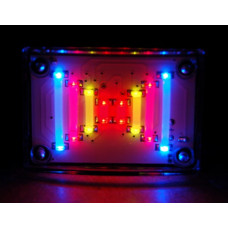 lamp 12V koso led magic lights achterlicht + remlicht ba15 multi-color 1pcs=op=op