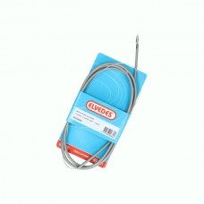 gaskabel elvedes lang binnen+buiten 1.80/2.00m grijs