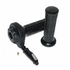 gashendel domino speed set ghepard zwart bromfiets, scooter