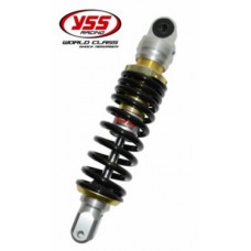 schokbreker yss gasgevuld E-serie 310mm zwart/goud kymco, minarelli, peugeot, sco gy6 schokbreker yss gasgevuld E-serie 310mm zwart/goud kymco, minarelli, peugeot, sco gy6