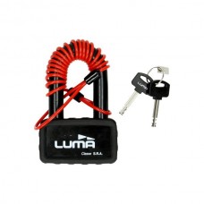 schijfremslot luma hangslot art 4-sterren met reminder kabel dia18