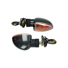 knipperlichtset DMP mini mod. pijl E-keur carbon/wit past op univ knipperlichtset DMP mini mod. pijl E-keur carbon/wit past op univ