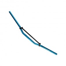 stuur DMP + spijl supermotard blauw alu past op beta rr50, derbi, rieju mrt, rieju mrt pro, senda