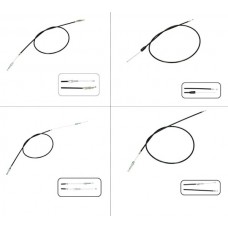 kabelset Hercules Prima 4/5 zwart 4pcs sachs