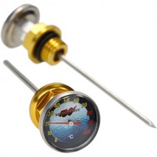 olietemperatuurmeter meter o.a. Honda goud past op universeel