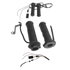 handvatset lampa + verwarming 12v regelbaar 22mm motor, quad, scooter 90536