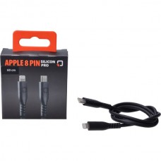 oplaadkabel optiline silicone usb C > Apple 8 pin 60cm zwart 91784
