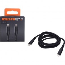 oplaadkabel optiline silicone usb C > Apple 8 pin 150cm zwart 91785