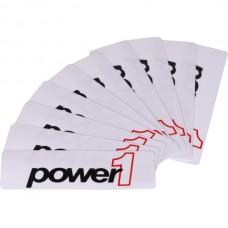 sticker power1 (100x30mm) 10 stuks sticker power1 (100x30mm) 10 stuks