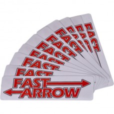 sticker Fast Arrow (100x30mm) 10 stuks sticker Fast Arrow (100x30mm) 10 stuks