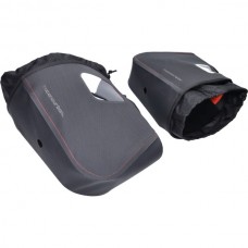 handmofset tucano motor & maxiscooter polyamide zonder spiegels met kijkglas zwart univ r333pro