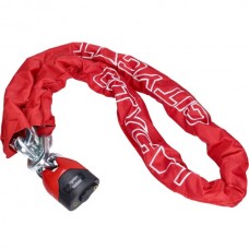 kettingslot Citycat + hangslot art 4-sterren 120cm rood 410362