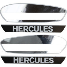 stickerset benzinetank chroom/wit past op hercules