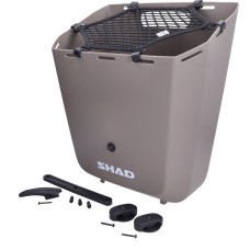 zijkoffer shad vast kunststof 20L creme bromfiets, fatbike, fiets zijkoffer shad vast kunststof 20L creme bromfiets, fatbike, fiets