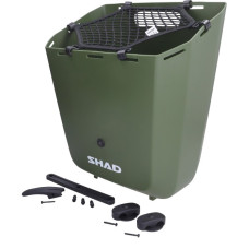 zijkoffer shad vast kunststof 20L groen bromfiets, fatbike, fiets