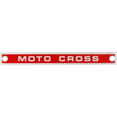 stuurplaatje woord [moto cross]
