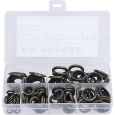 assortimentsdoos ringset messing/rubber M6-M16 85pcs