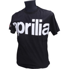 t-shirt korte mouwen Aprilia origineel woord [aprilia] M zwart 6076280m02b