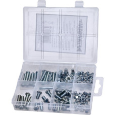 assortimentsdoos bout + moer M5,M6 105pcs