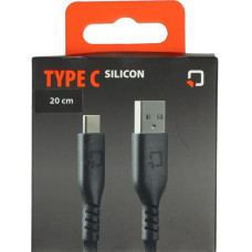 oplaadkabel lampa silicone telefoon USB type A > USB type C lengte 20cm 91786