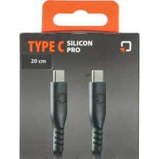 oplaadkabel lampa silicone telefoon USB type C > USB type C lengte 20cm 91789