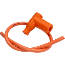 bougiekap MVT + kabel silicone waterdicht (groot gat) oranje universeel ap02