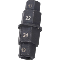 gereedschap eldi demontage inbus voorwielas 17-19-20-24mm bromfiets, derbi, rieju, senda