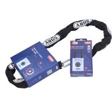 kettingslot abus + hangslot touch (vingerafdruk) level 8 110cm 57/50+8ks/110