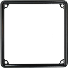 rand kentekenplaat metaal 170x170mm vespa classic zwart