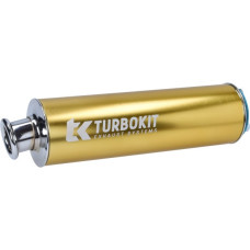 nademper Turbokit aluminium 3-bouts 60mm goud nademper Turbokit aluminium 3-bouts 60mm goud