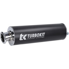 nademper Turbokit aluminium 3-bouts 60mm zwart nademper Turbokit aluminium 3-bouts 60mm zwart