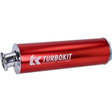 nademper Turbokit aluminium 3-bouts 60mm rood nademper Turbokit aluminium 3-bouts 60mm rood