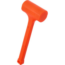rubberen hamer BGM zonder terugslag 1,13kg oranje