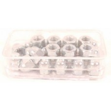 dopmoer universeel m6 chroom 25pcs
