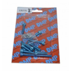 boutset DMP carter inbus 2t links m6 blauw alu past op mbk nitro, minarelli hor, ovetto