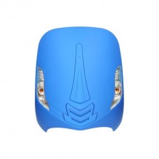 voorscherm + knipperlichten new style blauw mat past op BTC Riva, gts toscana, La Souris Sourini, vx50 voorscherm + knipperlichten new style blauw mat past op BTC Riva, gts toscana, La Souris Sourini, vx50