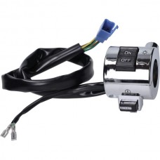 stuurschakelaar euro-4 links chroom china retro/torino stuurschakelaar euro-4 links chroom china retro/torino