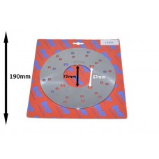 remschijf 4-gaats achter 190mm x8r remschijf 4-gaats achter 190mm x8r